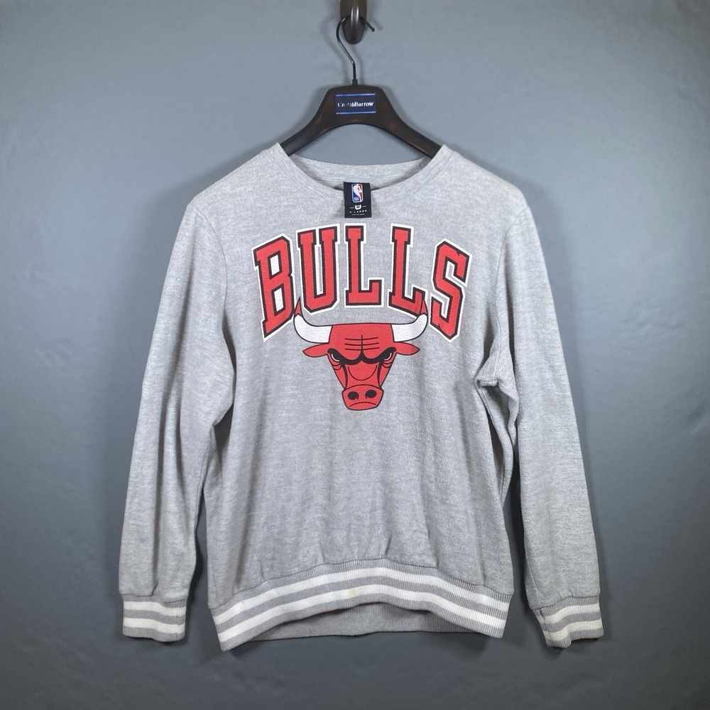 Vintage Chicago Bulls Sweatshirt Size XL Color Grey Pullover